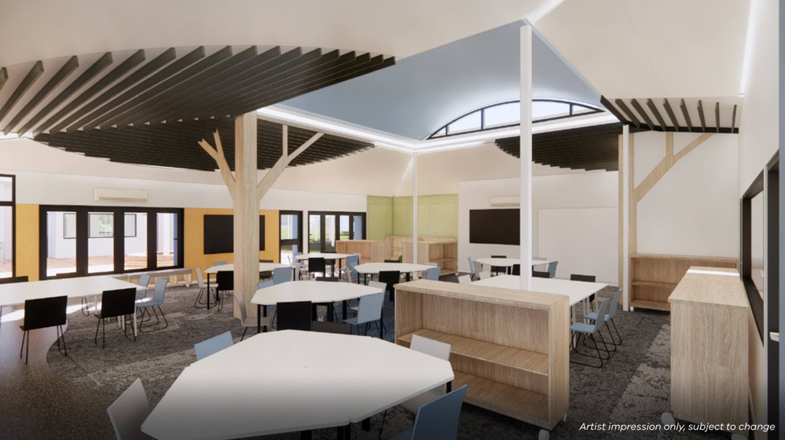 Bittern Primary School – Upgrade and Modernisation, illustrated render