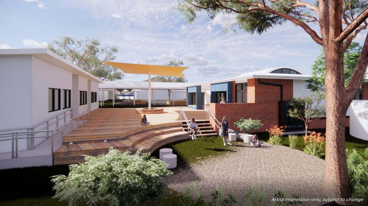 Bittern Primary School – Upgrade and Modernisation, illustrated render