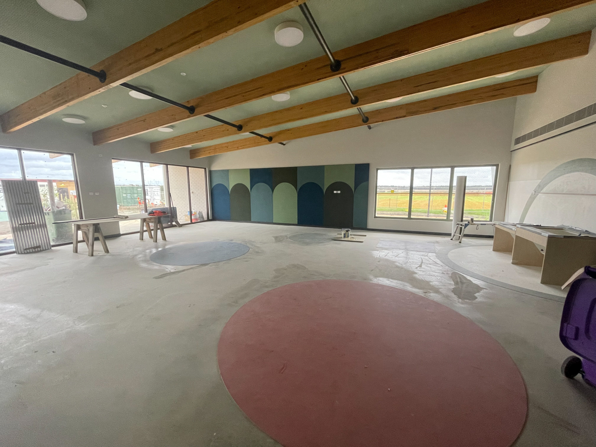 Topirum Primary School Kindergarten - kindergarten on a school site, site progress – April 2024