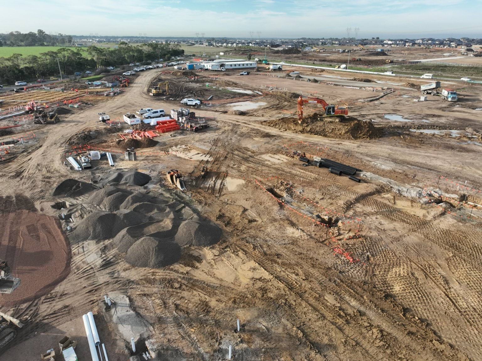 Clyde North Secondary School (interim name) – new school, site progress – May 2024