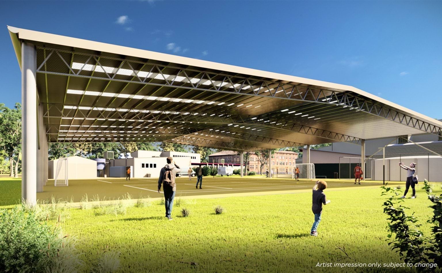 Ouyen P-12 College – upgrade and modernisation, illustrated render