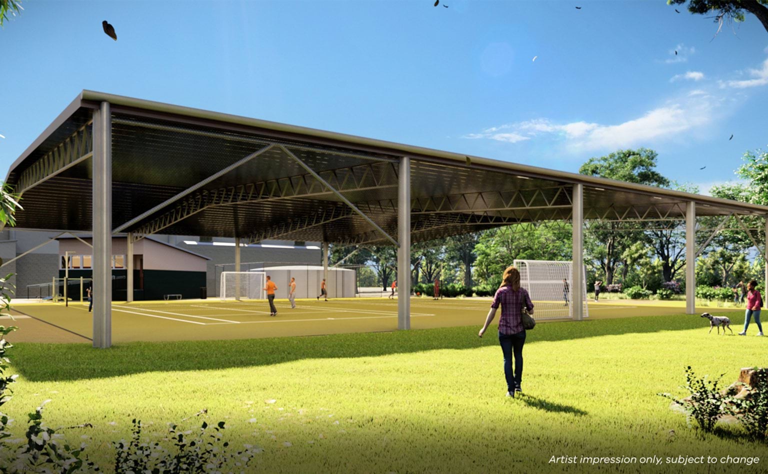 Ouyen P-12 College – upgrade and modernisation, illustrated render