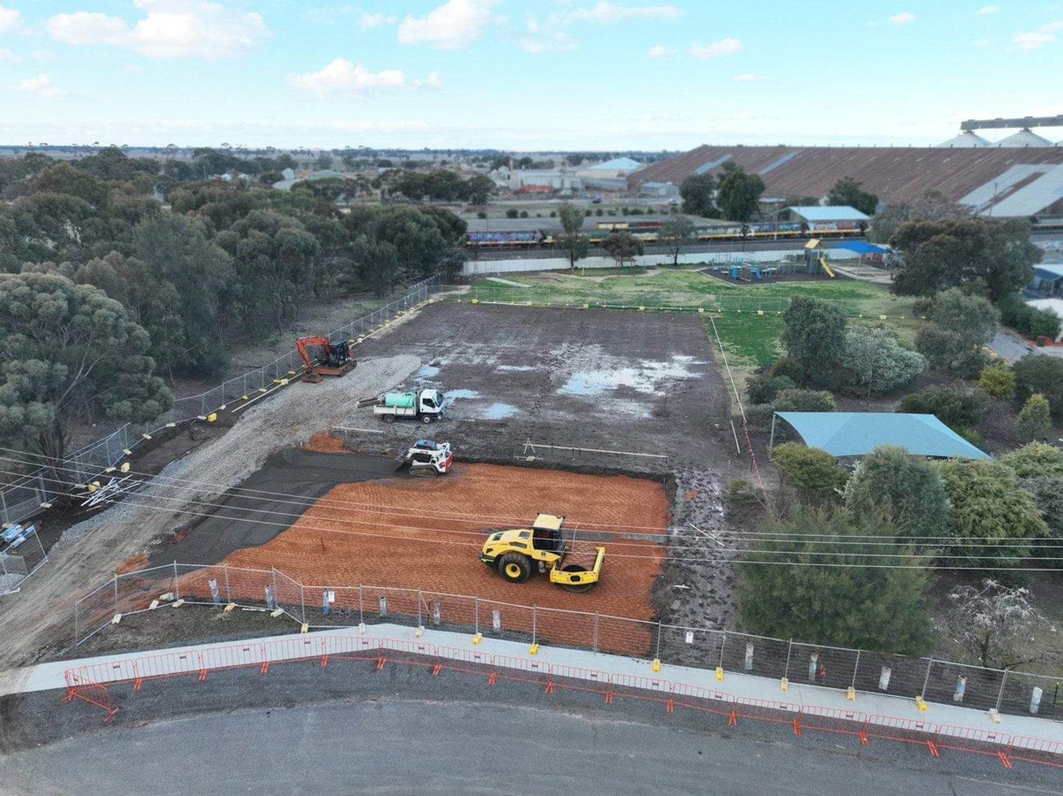 Murtoa College Early Learning and Childcare Centre (interim name) – construction photos, July 2024