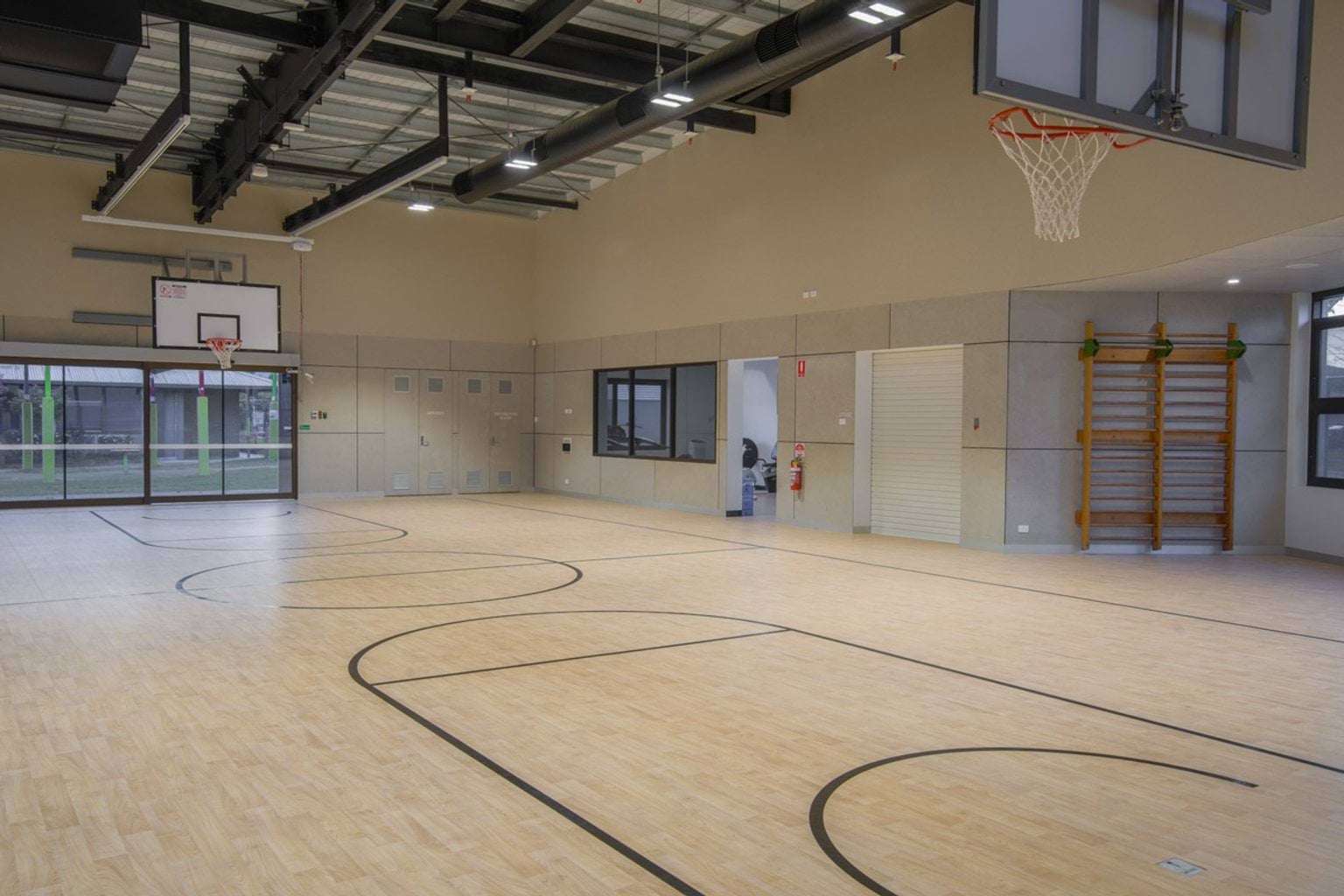 Photo of basketball court