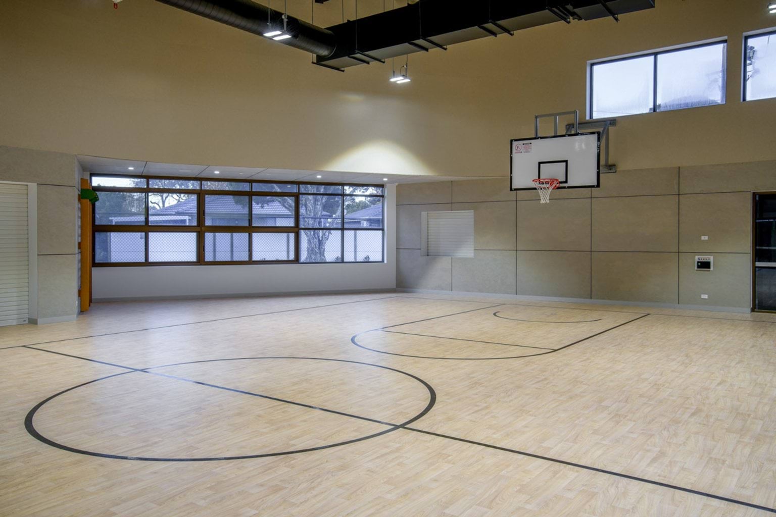 Photo of basketball court