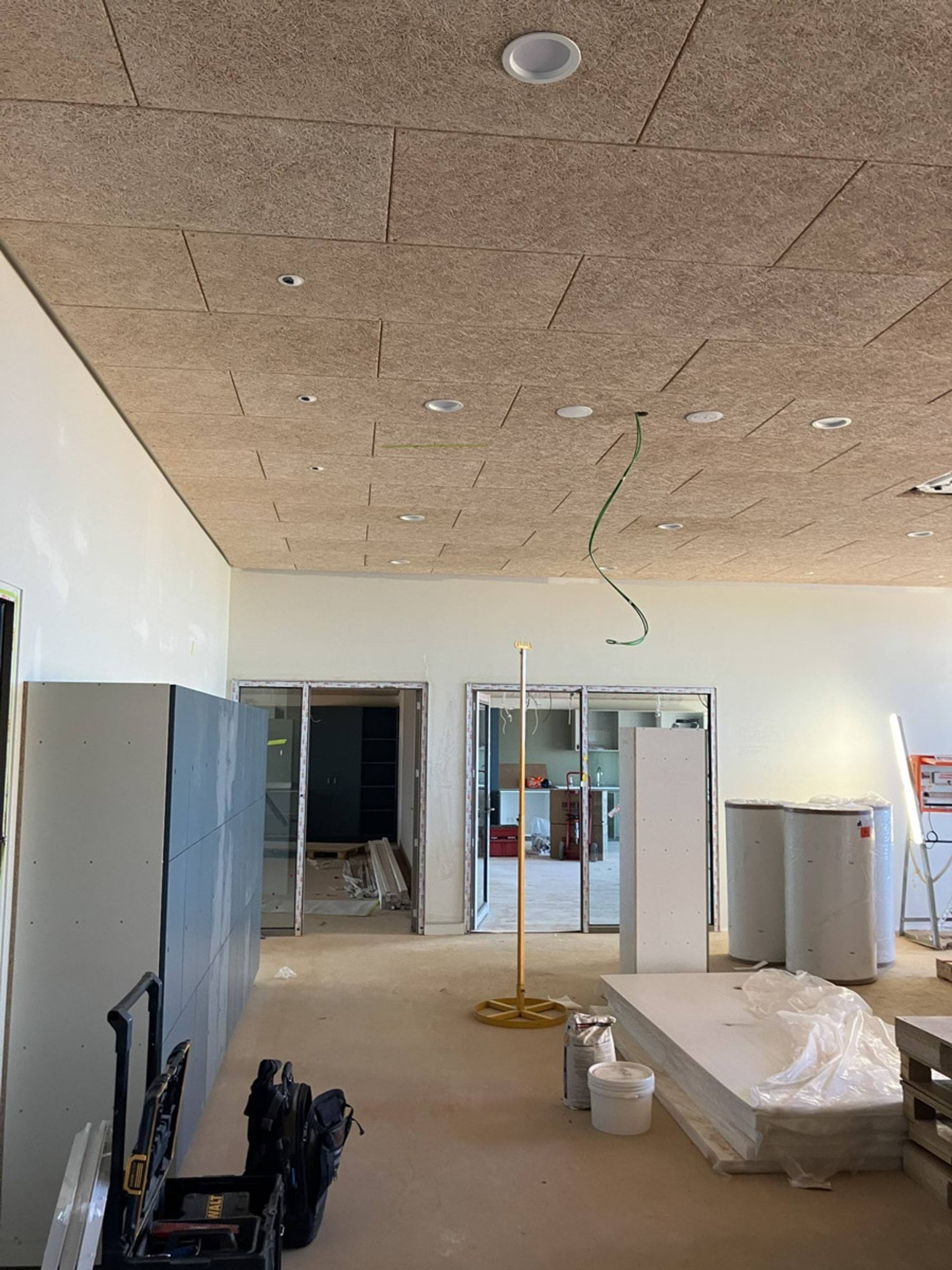 Indoor school room under construction 