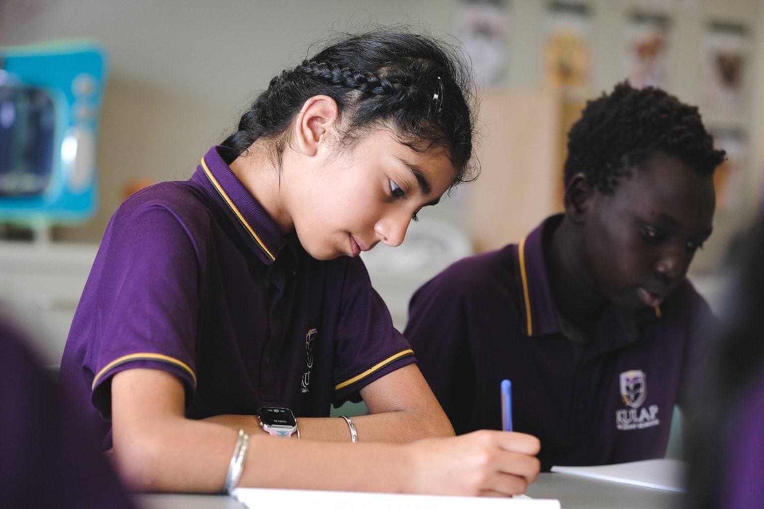 Working on a class activity